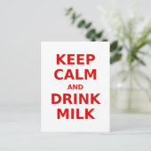 Kalm en Drink houden Briefkaart (Staand voorkant)