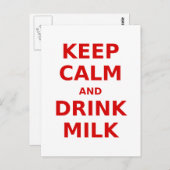 Kalm en Drink houden Briefkaart (Voorkant / Achterkant)