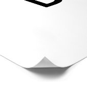 Kalm en droog houden poster (Hoek)