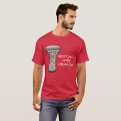 Kalm en droog houden t-shirt (Voorkant volledig)