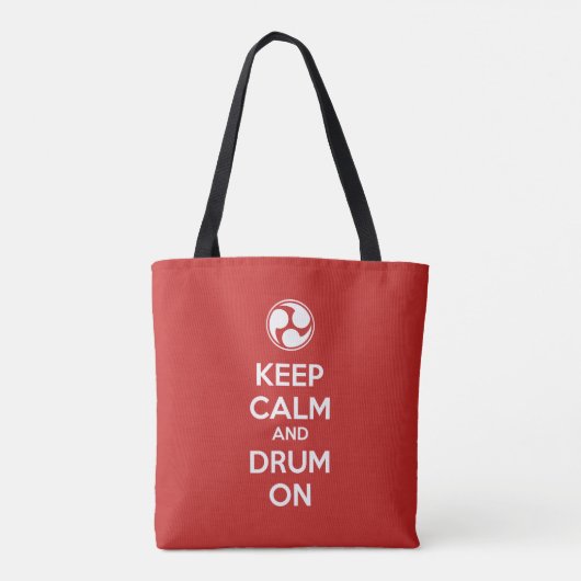 Kalm en droog houden tote bag (Achterkant)