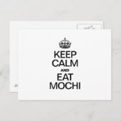 KALM EN EAT MOCHI BEWAREN BRIEFKAART (Voorkant / Achterkant)