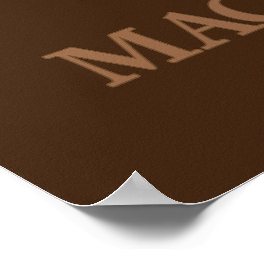 Kalm en eet Macarons Poster (Hoek)