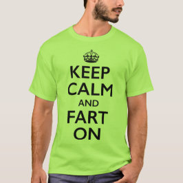 Kalm en fijn houden op T-shirt