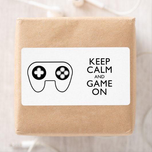 KALM EN GAME AAN - GAMPAD BEWAREN ETIKET (Insitu)