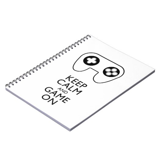 KALM EN GAME AAN - GAMPAD BEWAREN NOTITIEBOEK (Linkerzijde)