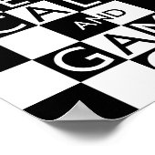 KALM EN GAME AAN - Kaas BEHOUDEN Poster (Hoek)