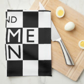 KALM EN GAME AAN - Kaas BEHOUDEN Theedoek (Quarter Fold)