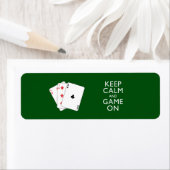KALM EN GAME ON-Card games BEHOUDEN Etiket (Insitu)