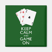 KALM EN GAME ON-Card games BEHOUDEN Magneet (Voorkant)