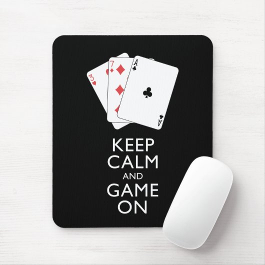KALM EN GAME ON-Card games BEHOUDEN Muismat (Met muis)