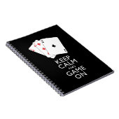 KALM EN GAME ON-Card games BEHOUDEN Notitieboek (Rechterzijde)