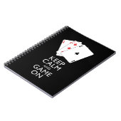 KALM EN GAME ON-Card games BEHOUDEN Notitieboek (Linkerzijde)