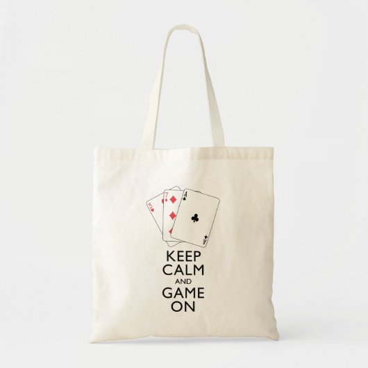 KALM EN GAME ON-Card games BEHOUDEN Tote Bag (Voorkant)