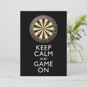 KALM EN GAME OP DE Dart Board BEHOUDEN (Staand voorkant)