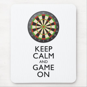 KALM EN GAME OP DE Dart Board BEHOUDEN Muismat