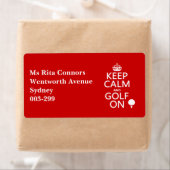 Kalm en Golf blijven - verkrijgbaar in alle kleure Etiket (Insitu)