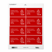 Kalm en Golf blijven - verkrijgbaar in alle kleure Etiket (Full Sheet)