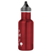 Kalm en Golf blijven - verkrijgbaar in alle kleure Waterfles (Rechts)