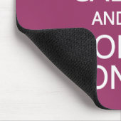 Kalm en Golf houden op aangepaste kleuren mousepad Muismat (Hoek)