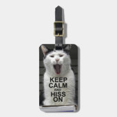 Kalm en handig houden - kattendeksels bagagelabel (Voorkant verticaal)