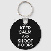 Kalm en hoot hoops houden sleutelhanger (Voorkant)