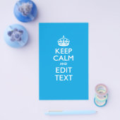 Kalm en Jouw tekst houden op Sky Blue Flyer (Enkel)