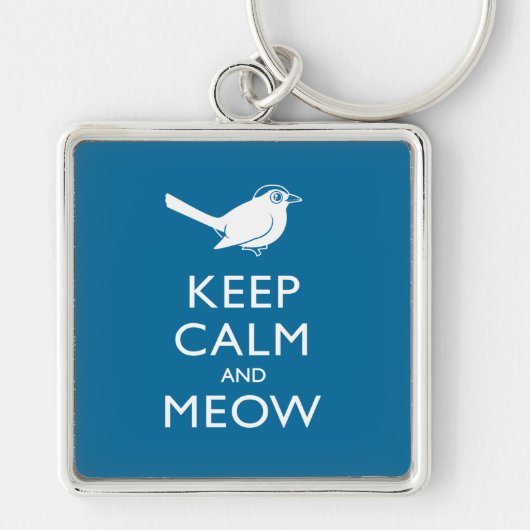 Kalm en kalm houden sleutelhanger (Voorkant)