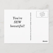 Kalm en kruisje houden briefkaart (Achterkant)