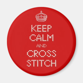 Kalm en kruisje houden magneet