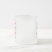 Kalm en liefdesdierentuin houden matglas koffiemok (Center)