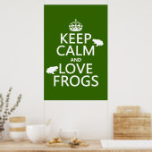 Kalm- en liefdeskikkers houden (om het even welke  poster (Keuken)