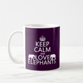 Kalm- en liefdesliften behouden (elke kleur) koffiemok