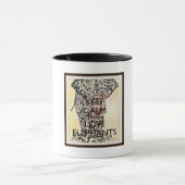 Kalm- en liefdesliften koffie/thea-Mok houden Mok (Midden)