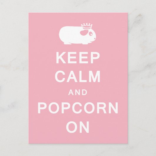 Kalm en maïs houden op Briefkaart (Voorkant)