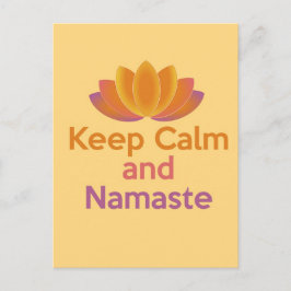 Kalm en Namaste - Zen, Yoga, Relax Briefkaart