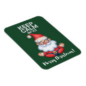 Kalm en prettig kerstfeest houden magneet (Rechterzijde)