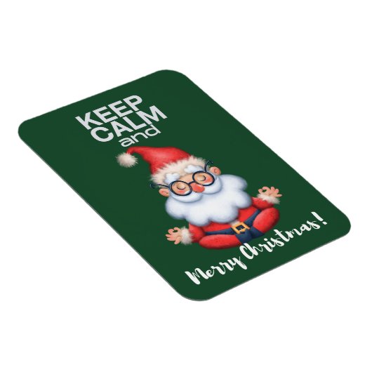 Kalm en prettig kerstfeest houden magneet (Rechterzijde)