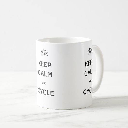 Kalm en programma houden koffiemok (Voorkant rechts)