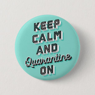 Kalm en quarantaine bewaren op Button