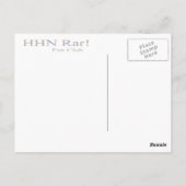 Kalm en Rar houden. Briefkaart (Achterkant)