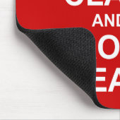 Kalm en review mousepad houden muismat (Hoek)