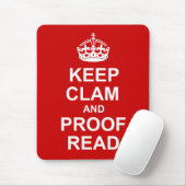 Kalm en review mousepad houden muismat (Met muis)
