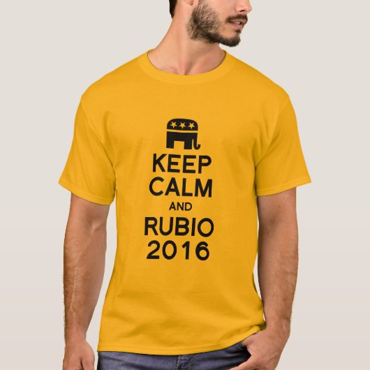 KALM EN RUBIO 2016 BEHOUDEN -.png T-shirt (Voorkant)