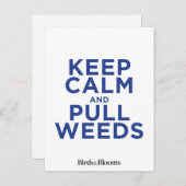 Kalm- en saakkwalsen houden briefkaart (Voorkant / Achterkant)