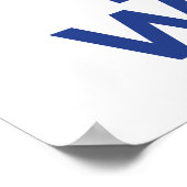 Kalm- en saakkwalsen houden poster (Hoek)