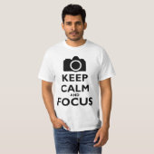 Kalm en scherp houden - Fotografie T-shirt (Voorkant volledig)
