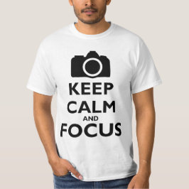Kalm en scherp houden - Fotografie T-shirt