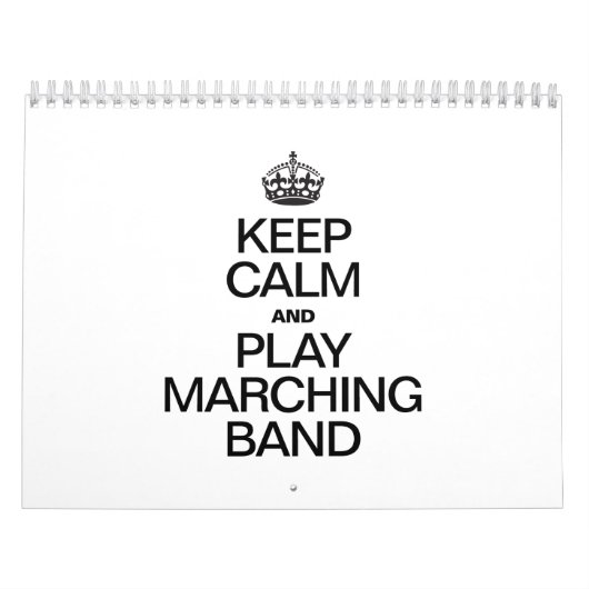 KALM EN SPEELMARCHERBAND HOUDEN KALENDER (Hoes)