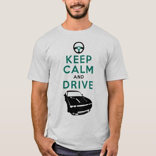 Kalm en station houden - Challenger- /version5 T-shirt (Voorkant)